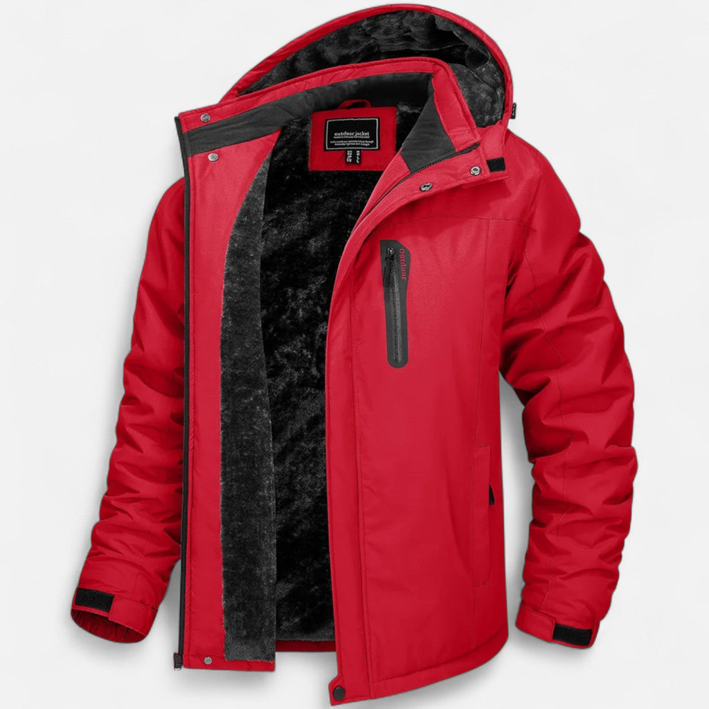 Javier | Parka Impermeable de Invierno con Forro Polar para Hombre 8