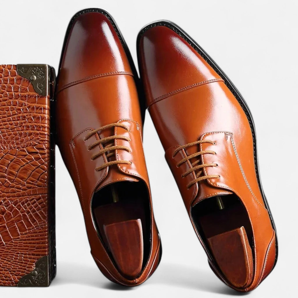Javier | Zapatos Oxford Clásicos de Cuero para Hombre 0
