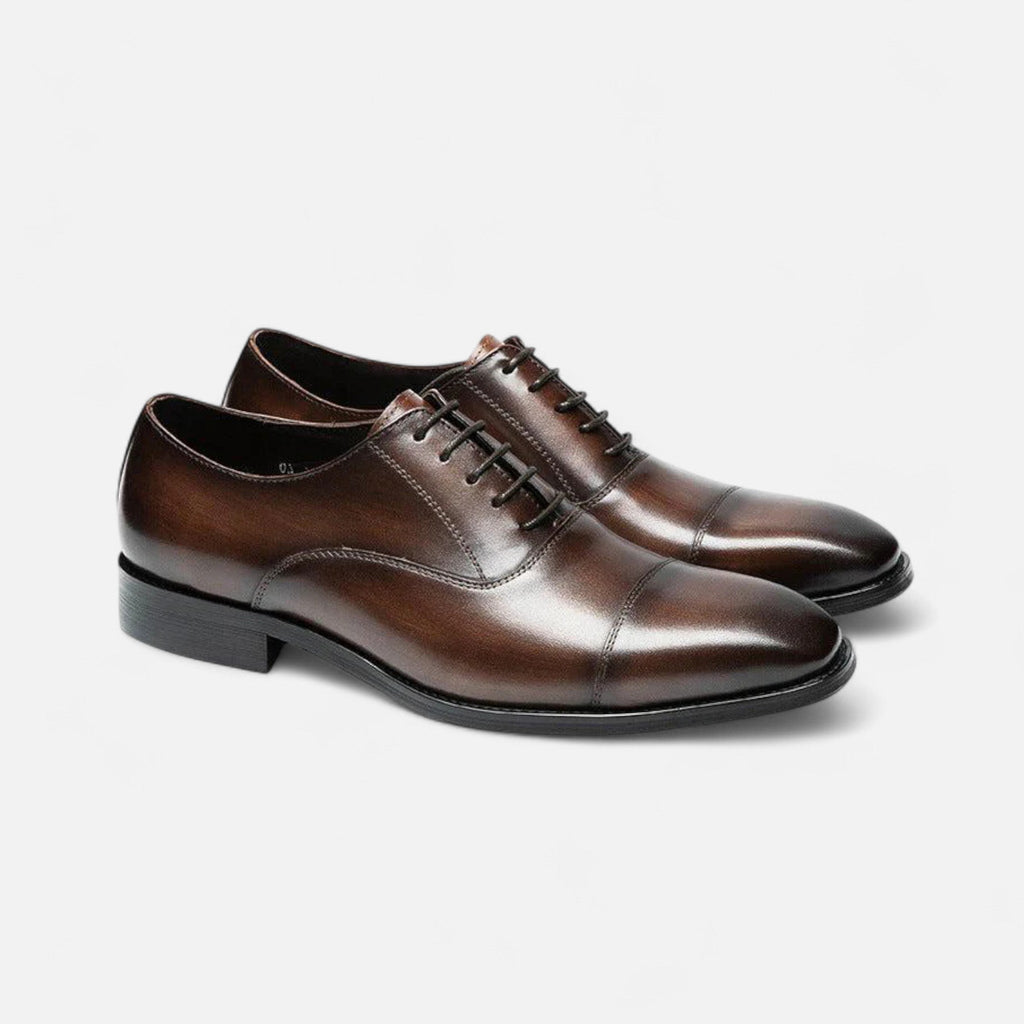 Javier | Zapatos Oxford de Cuero Elegantes para Hombre con Diseño Clásico 0