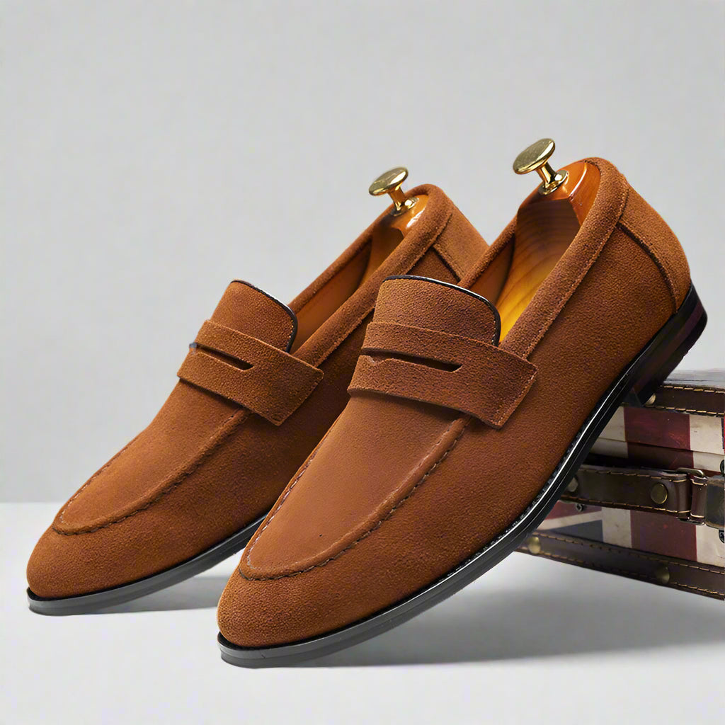 Liam | Elegantes Mocasines Negros para Hombre 1