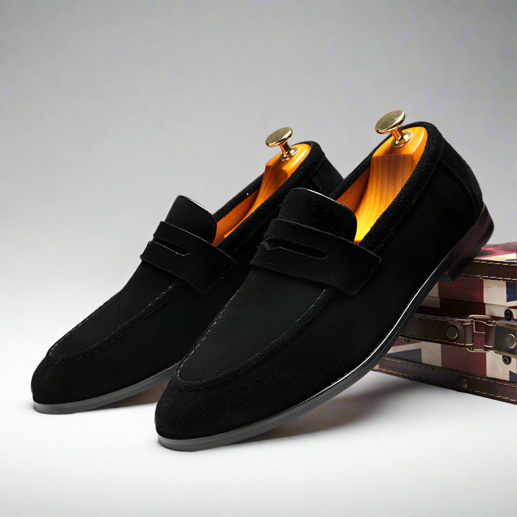 Liam | Elegantes Mocasines Negros para Hombre 2