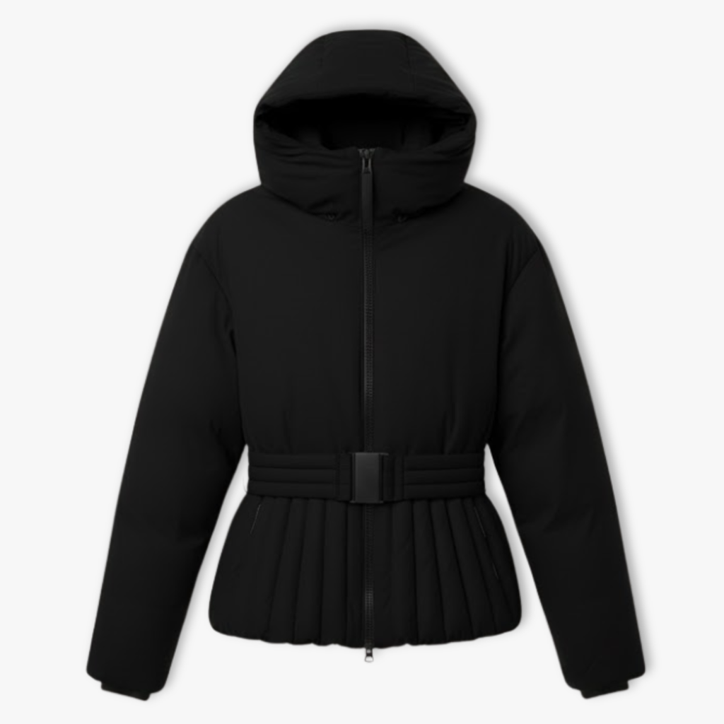 Lucía | Chaqueta de Esquí Peplum con Capucha para Mujer 0