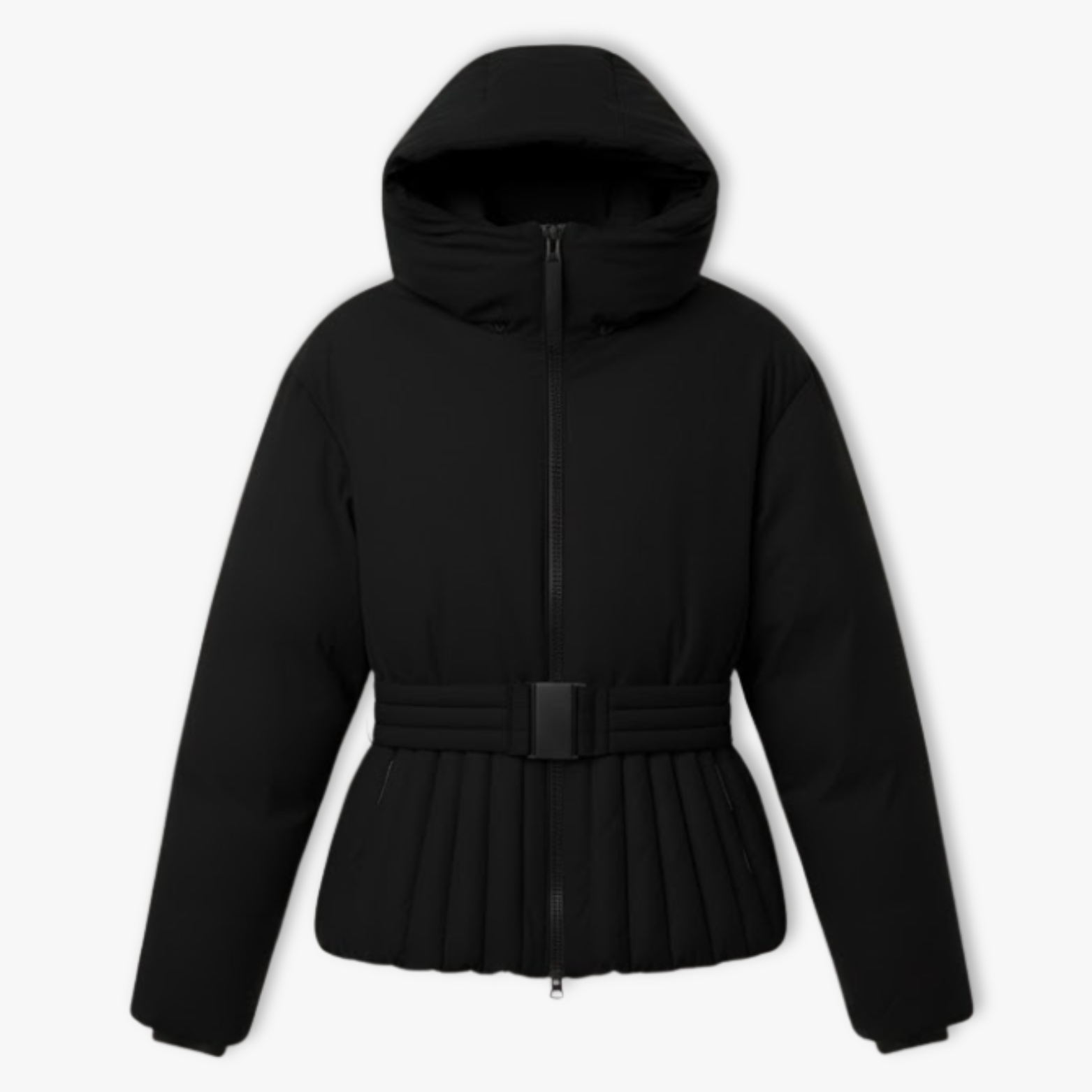 Lucía | Chaqueta de Esquí Peplum con Capucha para Mujer 0