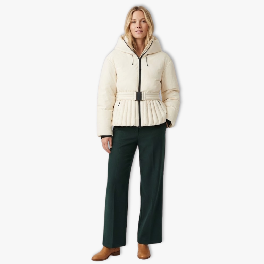 Lucía | Chaqueta de Esquí Peplum con Capucha para Mujer 2