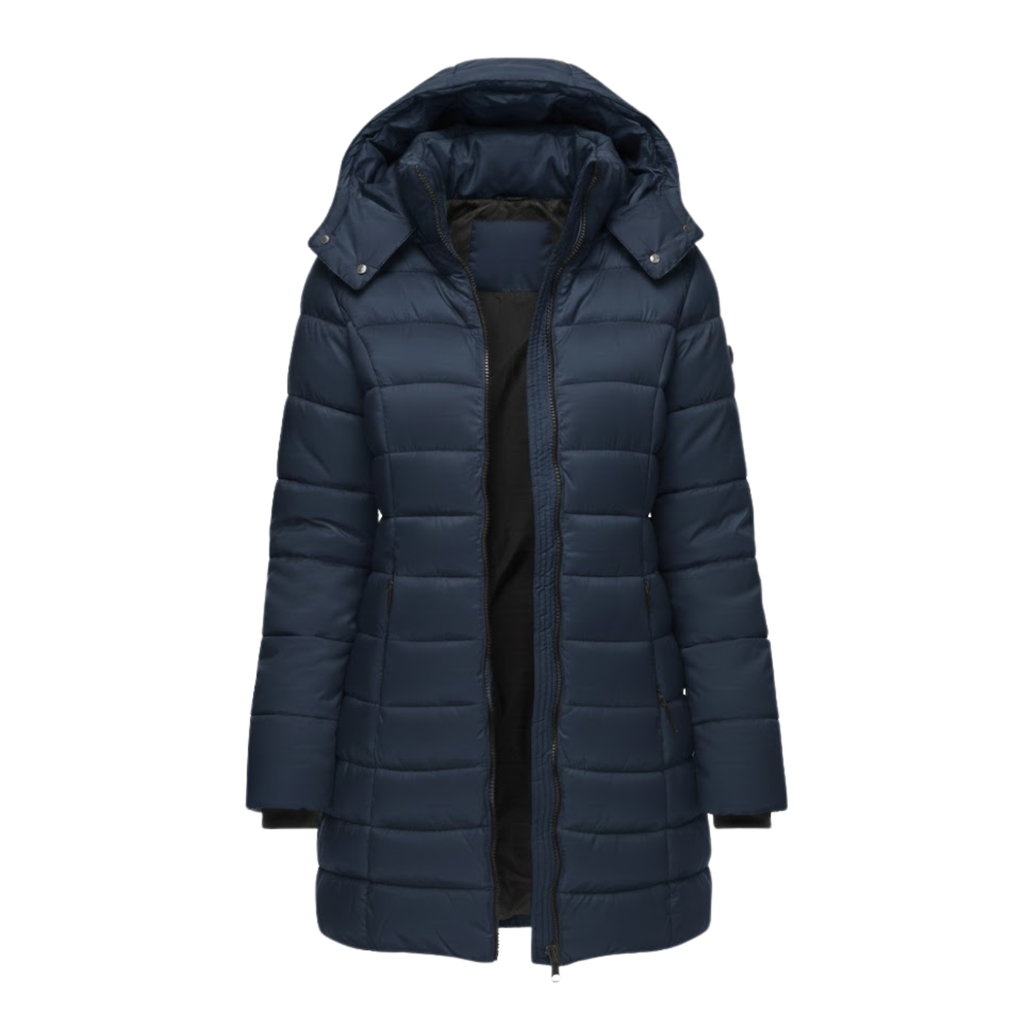 Lucía | Parka Acolchada de Longitud Media para Mujer con Capucha 5