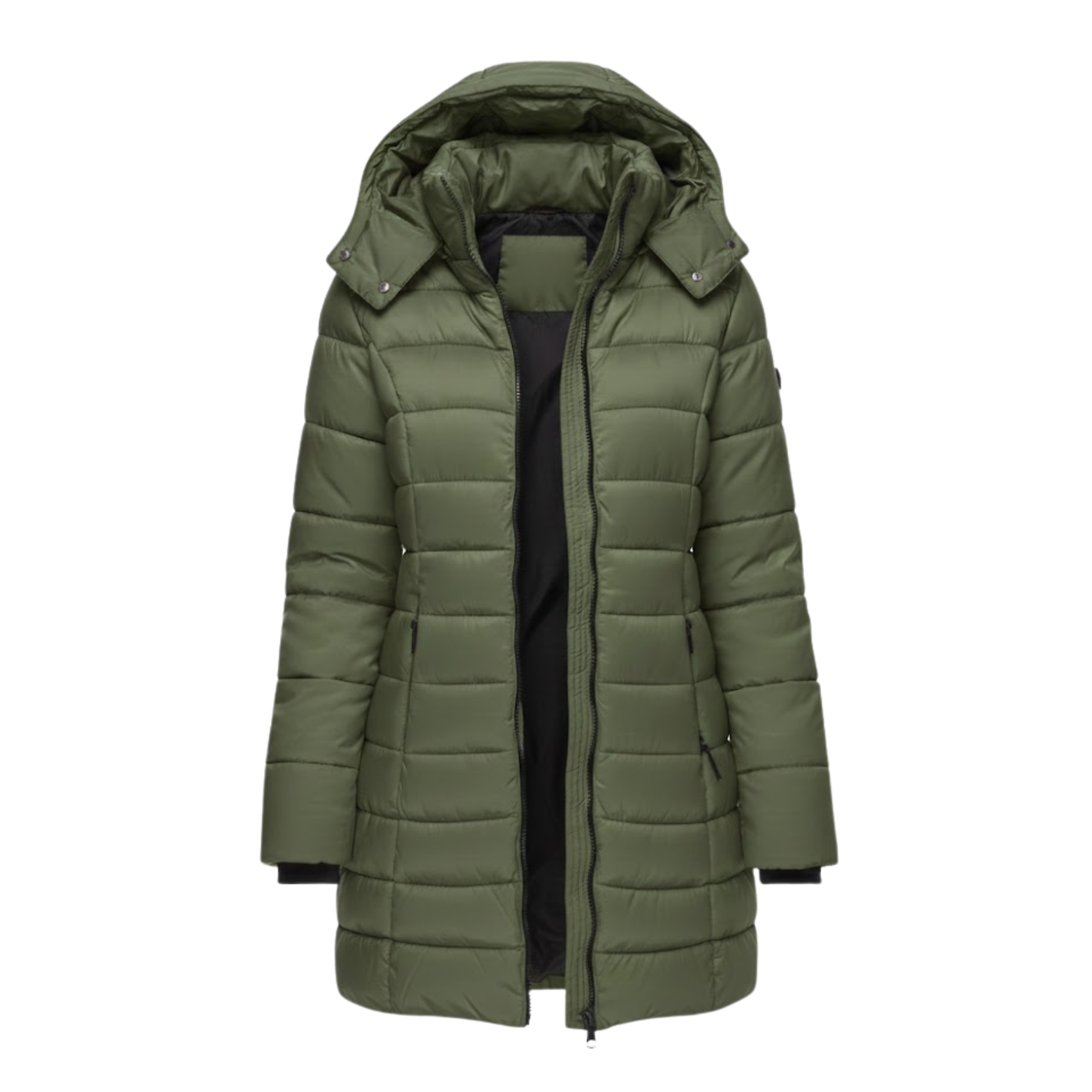 Lucía | Parka Acolchada de Longitud Media para Mujer con Capucha 6