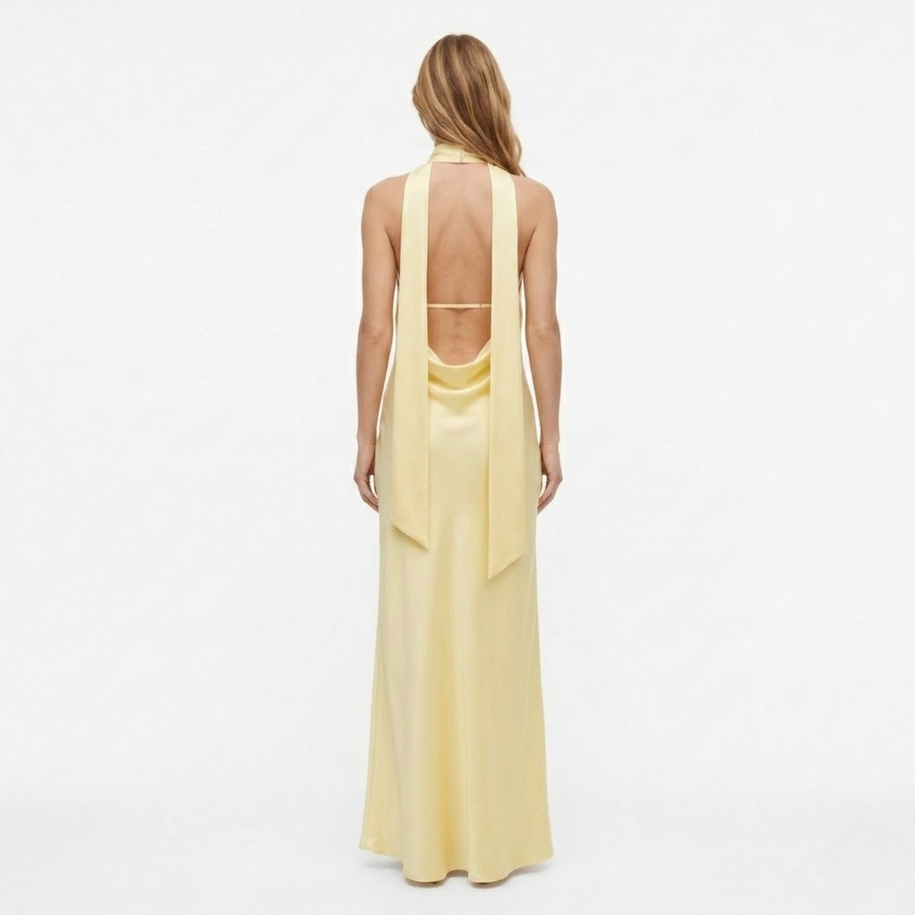 Lucía | Vestido Largo de Noche con Escote Pronunciado para Mujer 2