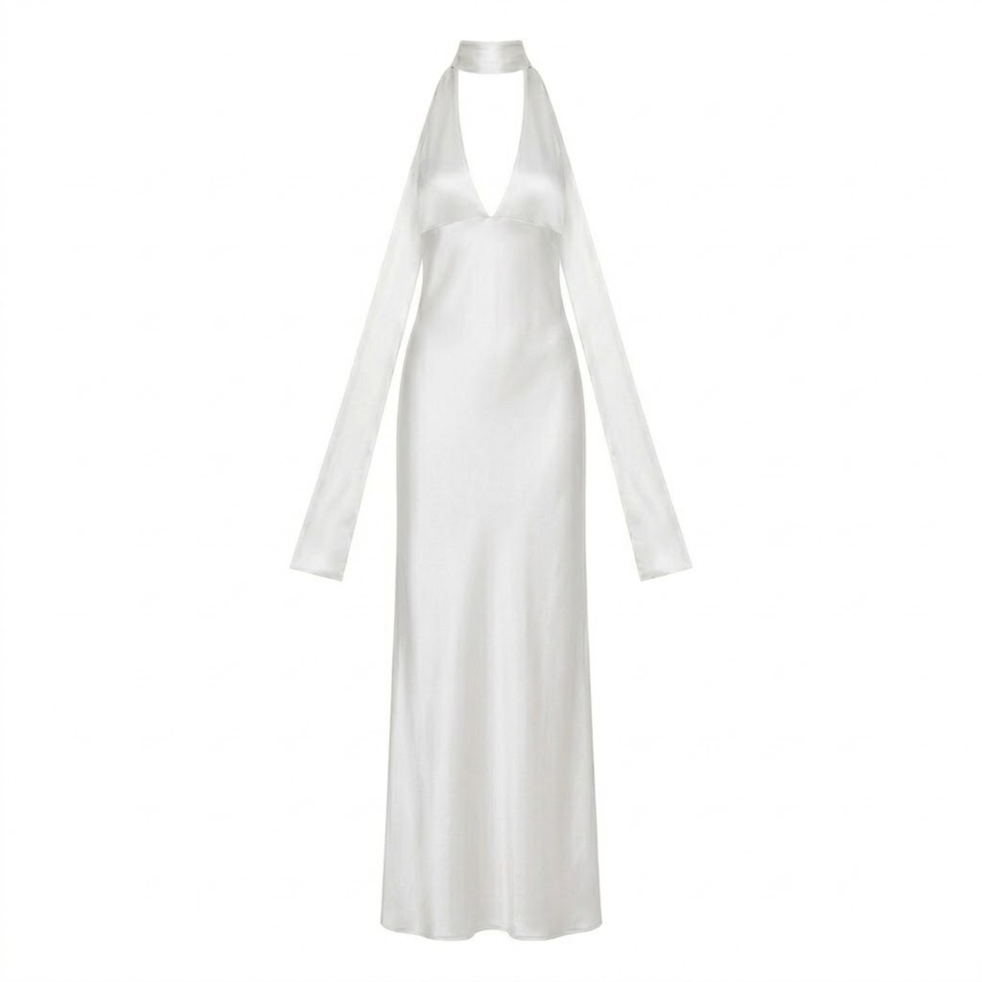 Lucía | Vestido Largo de Noche con Escote Pronunciado para Mujer 4