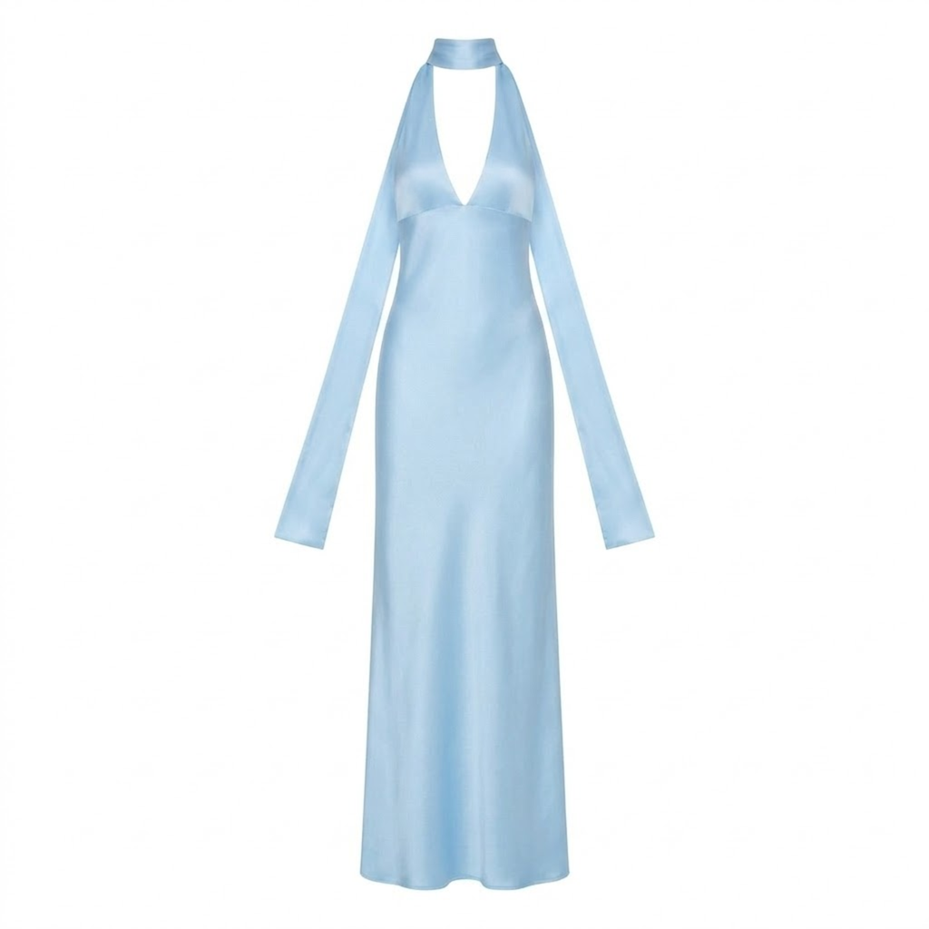 Lucía | Vestido Largo de Noche con Escote Pronunciado para Mujer 5