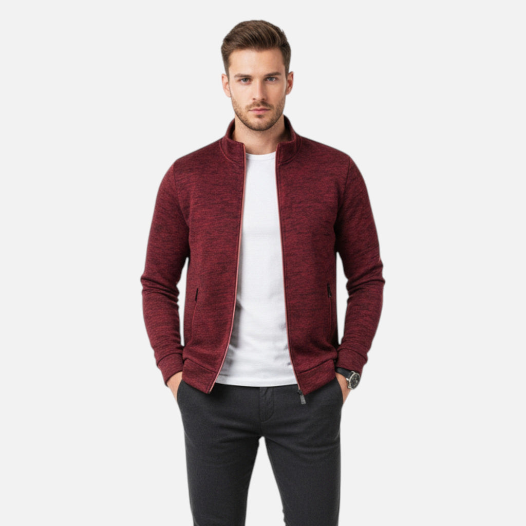 Santiago | Cárdigan con Cremallera para Hombre en Otoño e Invierno 1