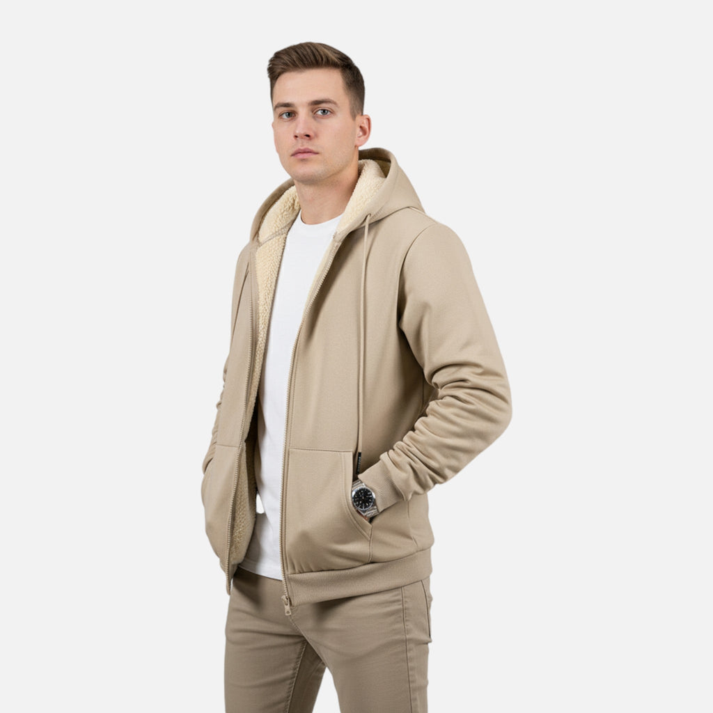 Santiago | Chaqueta con Capucha de Forro Polar para Hombre 1