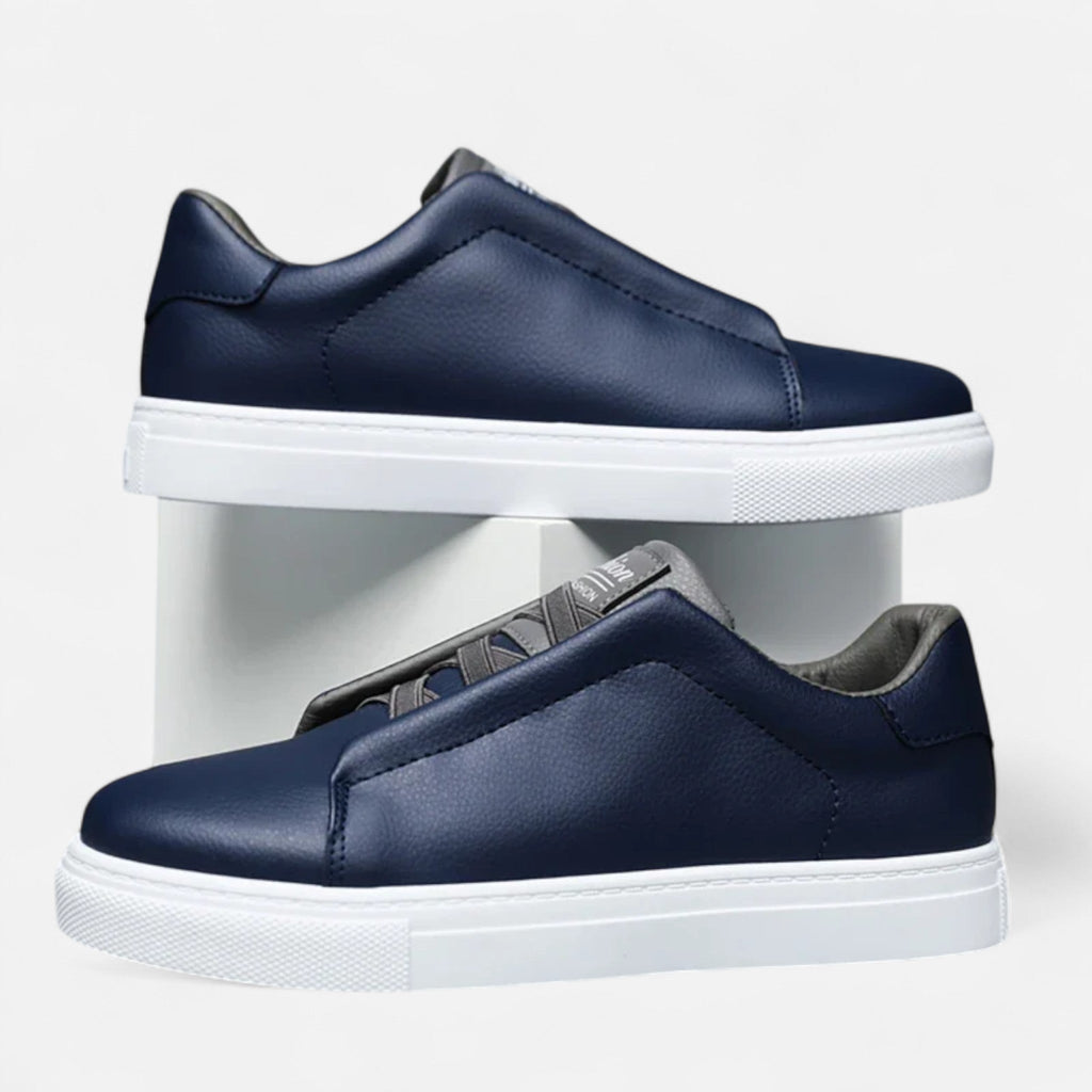 Sergio | Zapatillas de Deporte de Cuero Premium Sin Cordones para Hombre 1