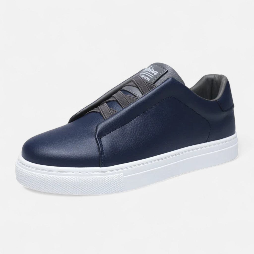 Sergio | Zapatillas de Deporte de Cuero Premium Sin Cordones para Hombre 3