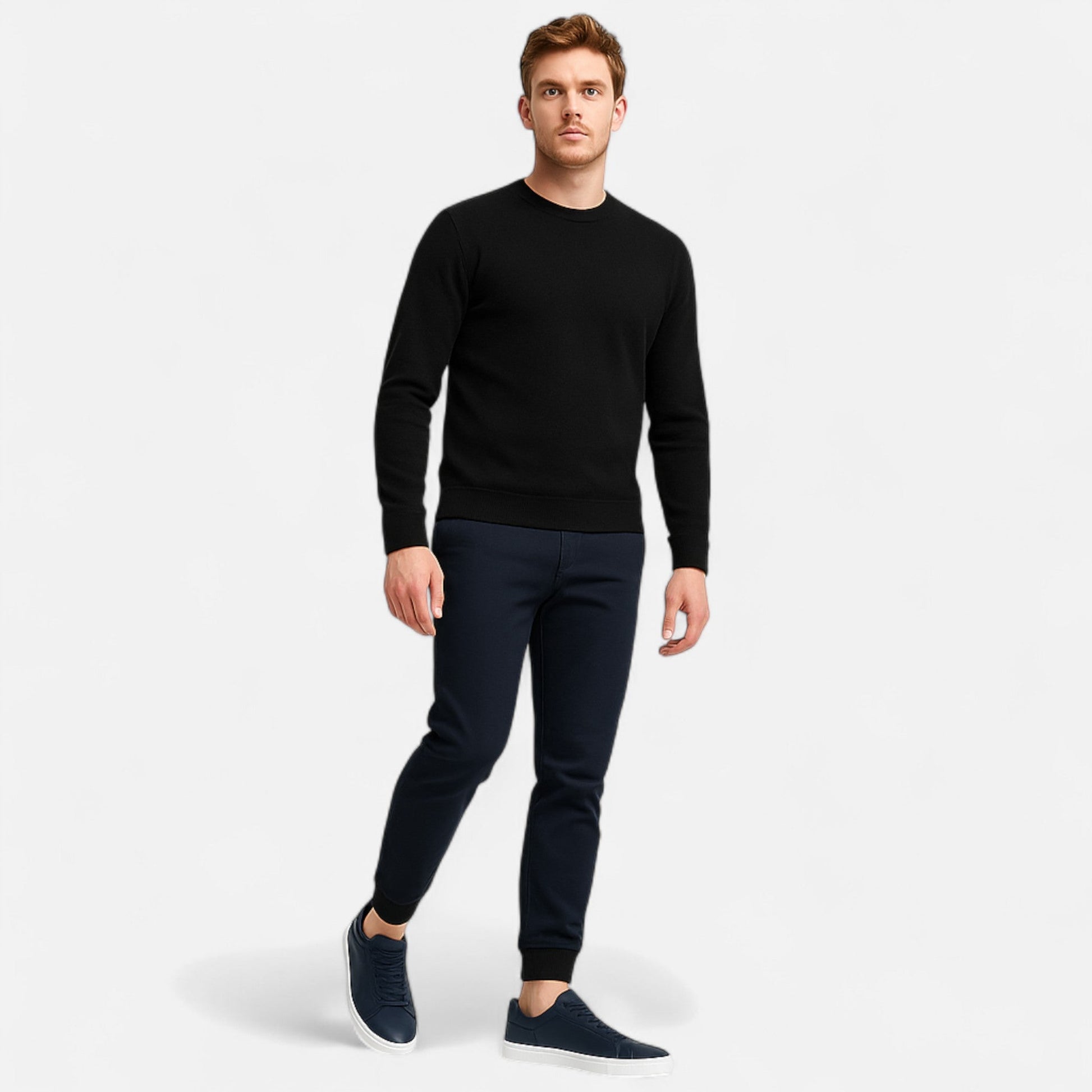 Sergio | Zapatillas de Deporte de Cuero Premium Sin Cordones para Hombre 5
