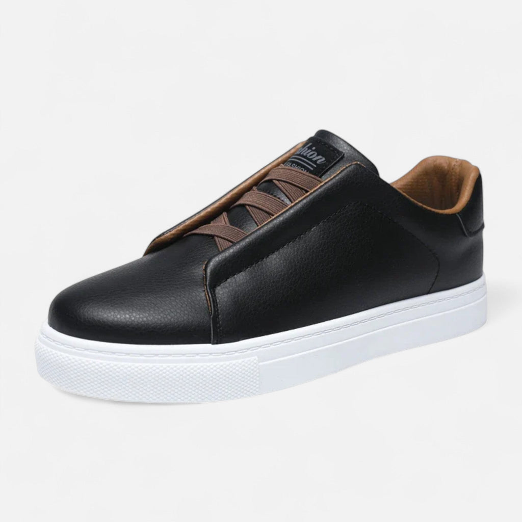 Sergio | Zapatillas de Deporte de Cuero Premium Sin Cordones para Hombre 8