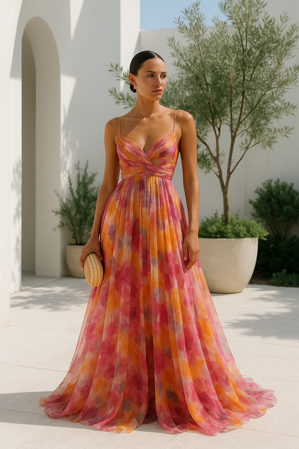 Sofía | Elegante Vestido Largo Floral de Verano para Mujer 1