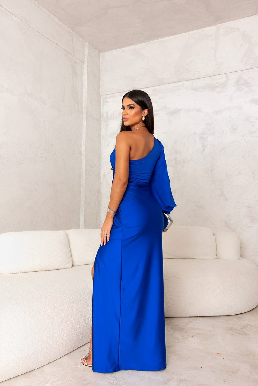 Sofia | Elegante Vestido de Un Solo Hombro con Detalles Drapeados 8
