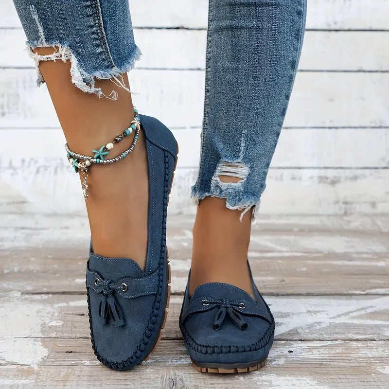 Sofía | Mocasines Clásicos de Mujer con Acento de Borla y Comodidad Optimal 1