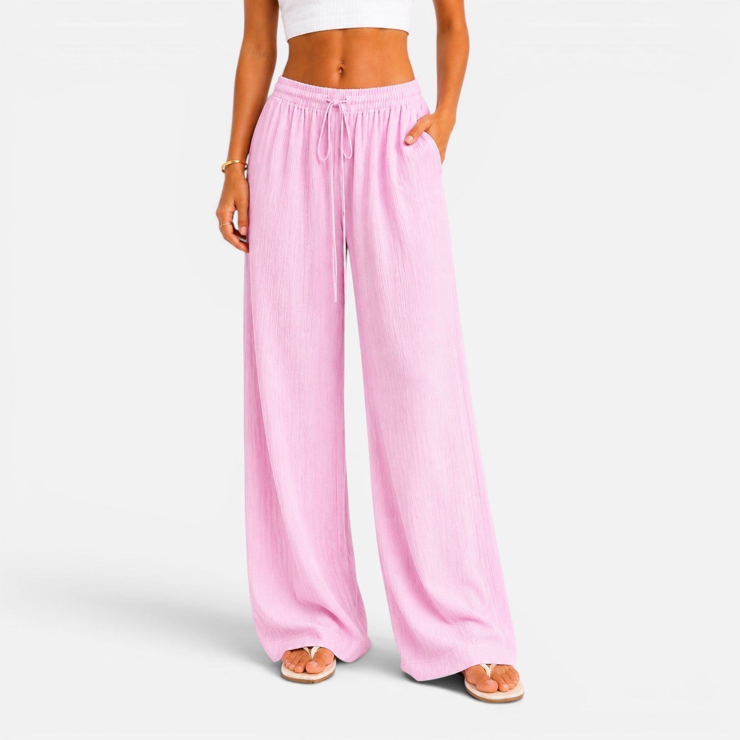 Sofía | Pantalón Palazzo Ajustable para Mujer con Cintura Elástica 5