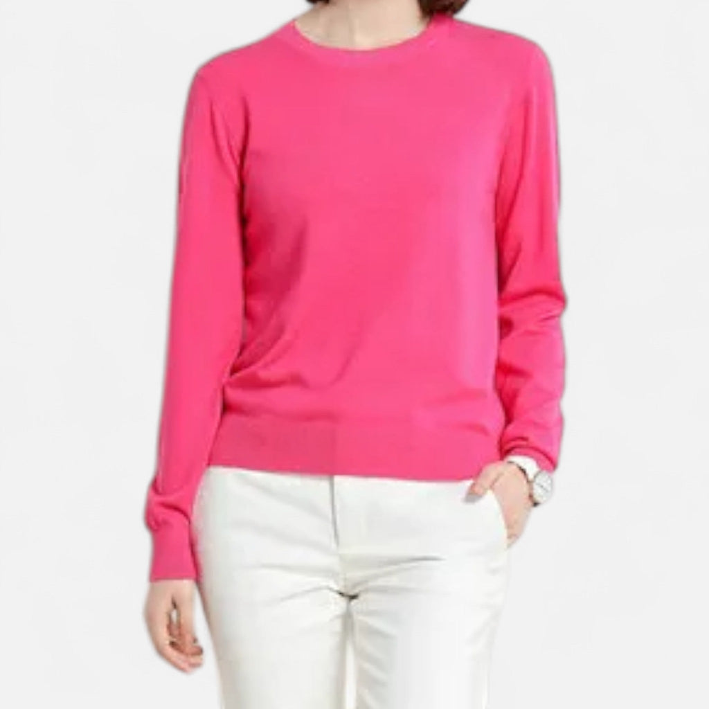 Sofía | Suéter de Lana Merino para Mujer con Cuello Redondo Elegante 3