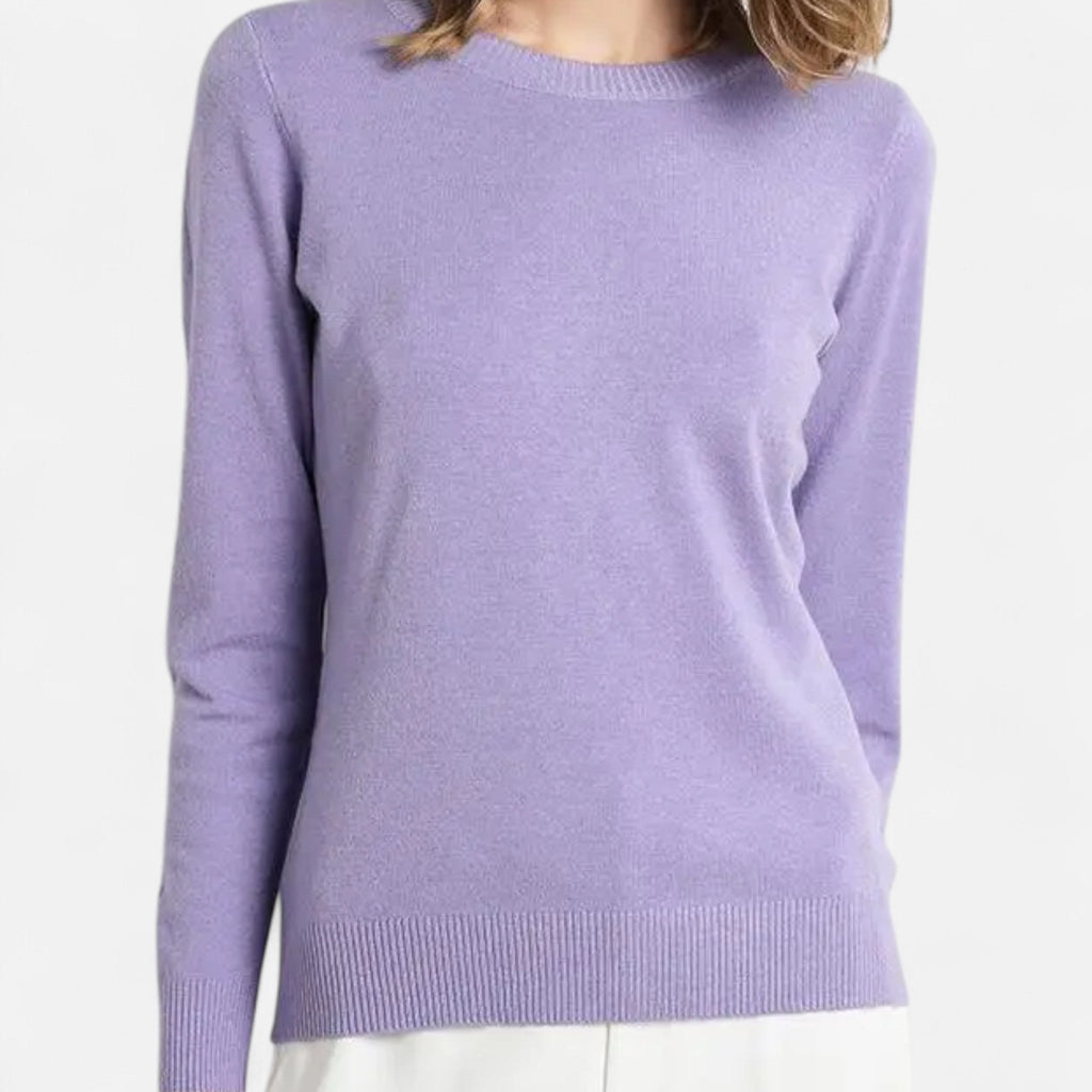 Sofía | Suéter de Lana Merino para Mujer con Cuello Redondo Elegante 9