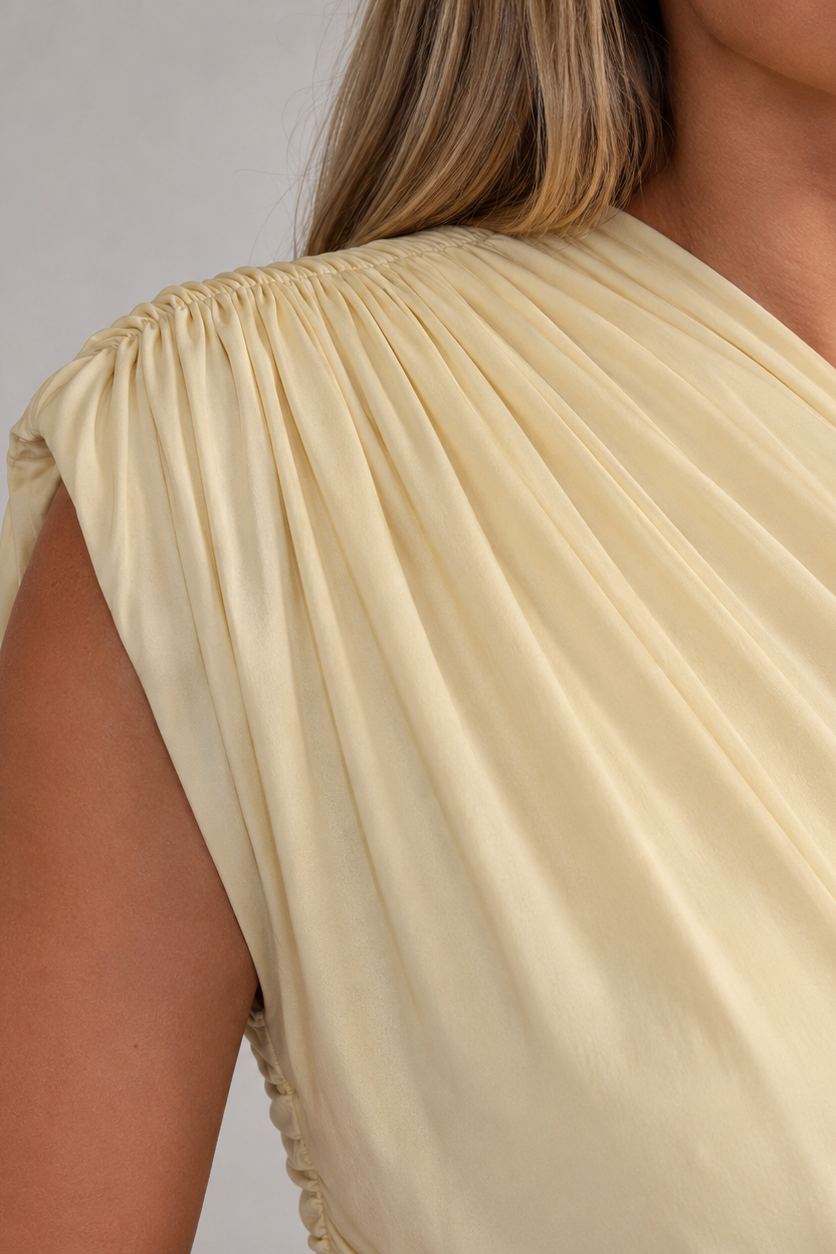 Sofía | Vestido Fiesta Premamá Asimétrico para Embarazadas Elegantes 3