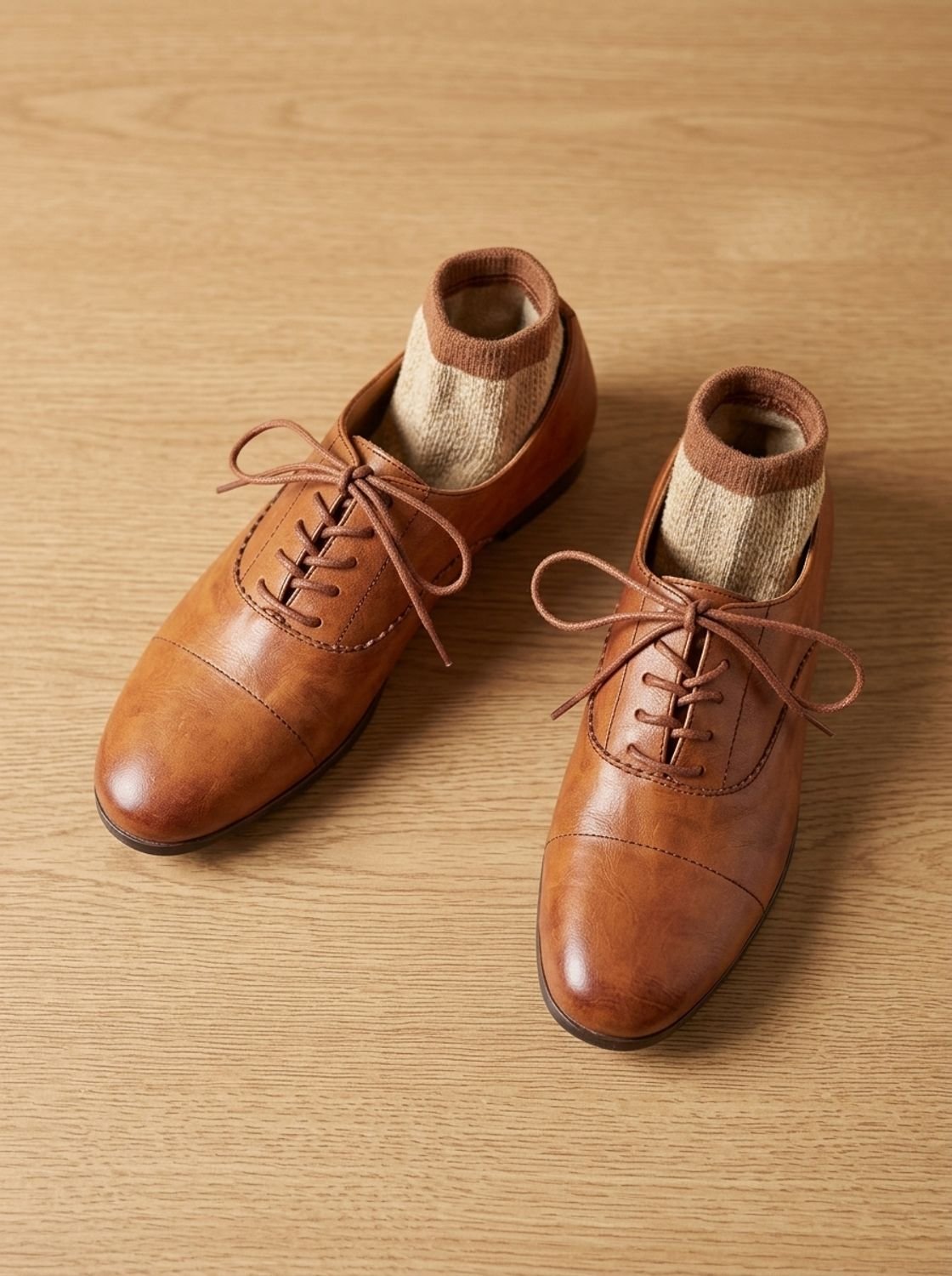 Plantilla acolchada interior de los zapatos oxford de piel