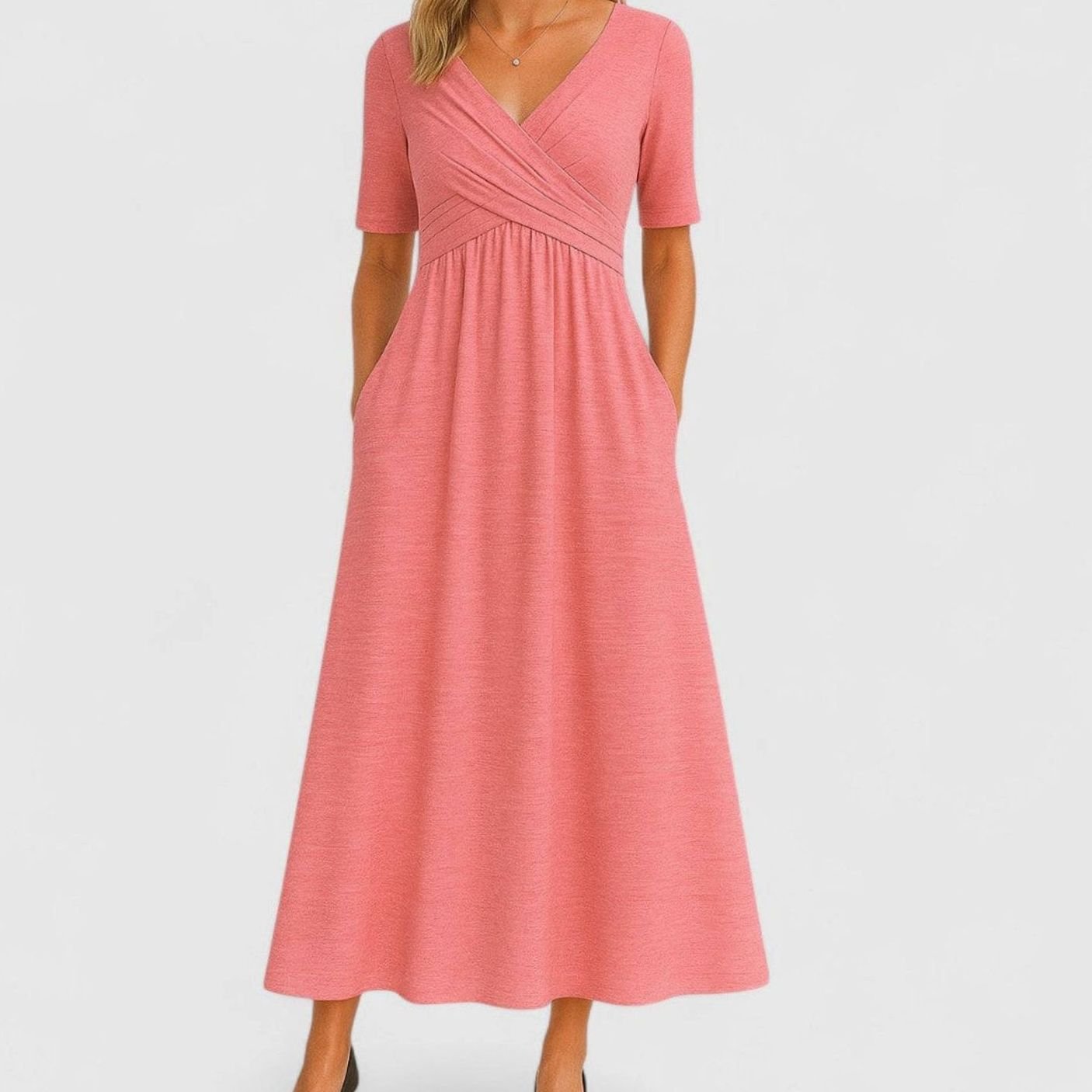 Vestido midi de mujer en varios colores disponibles