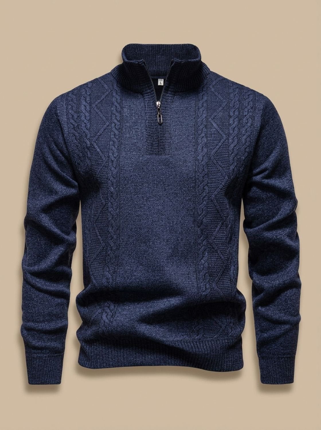 Jersey Benjamin con vaqueros oscuros para look informal