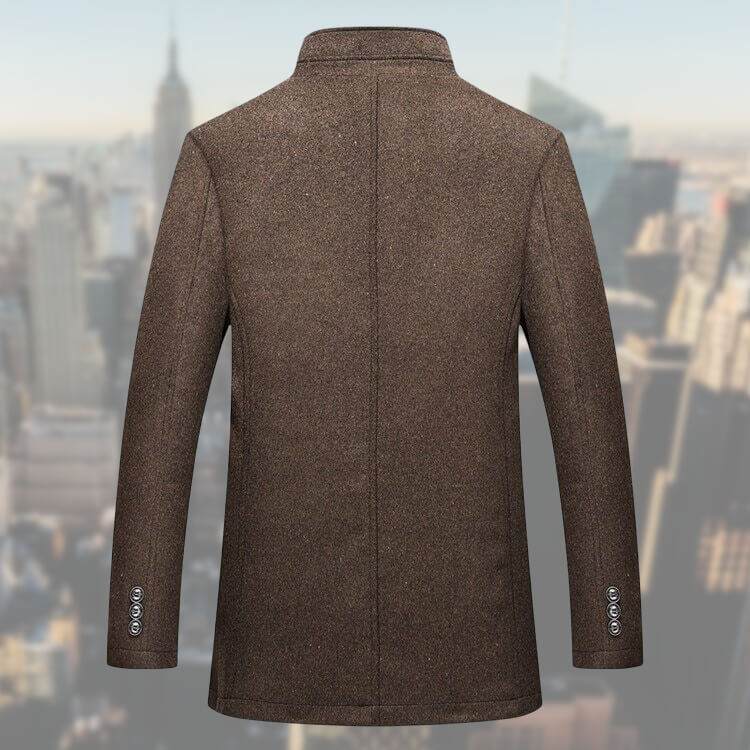Bolsillos exteriores de la chaqueta elegante Marcus para hombre