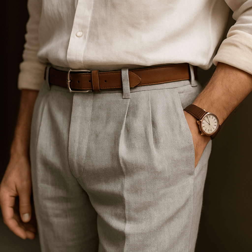 Ethan | Pantalón de Lino Clásico y Relajado para Hombre - Noa Lagos