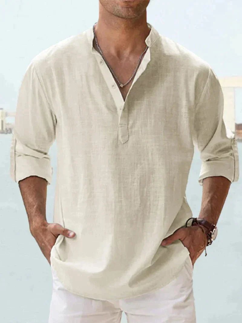 GABRIEL – Camisa de lino elegante y confortable para hombre