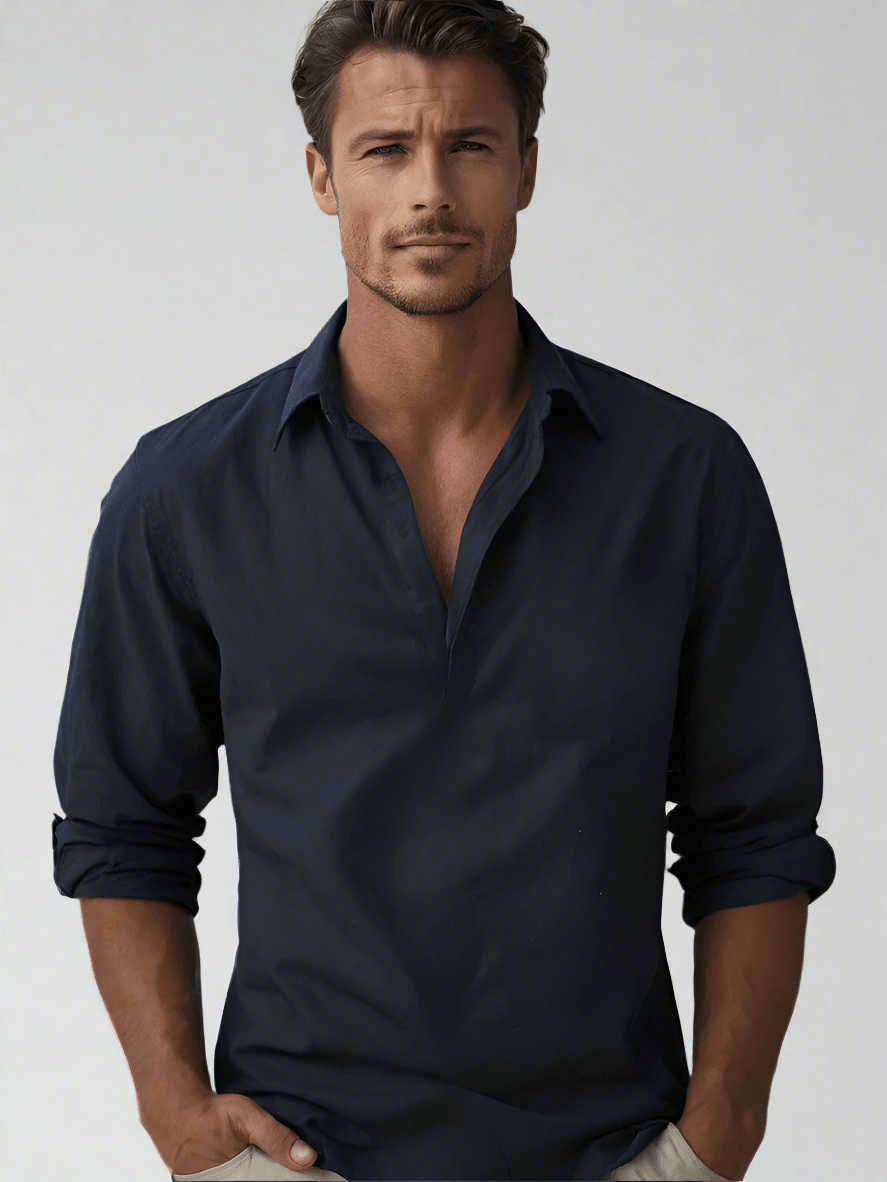 GABRIEL – Camisa de lino elegante y confortable para hombre