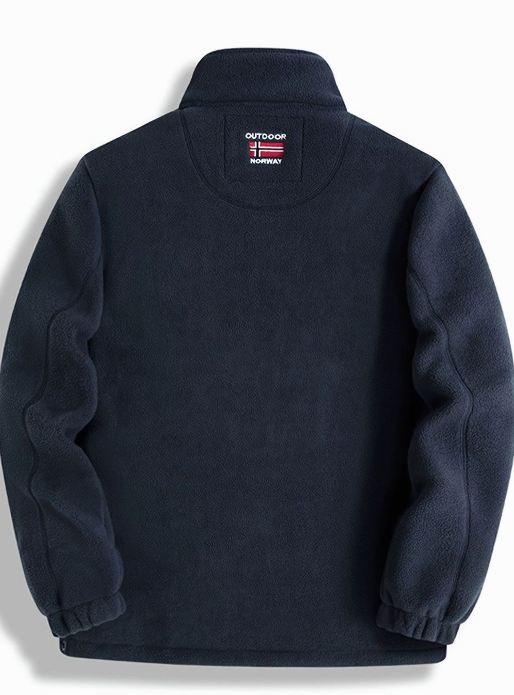 Bolsillo lateral con cremallera de la chaqueta polar para hombre
