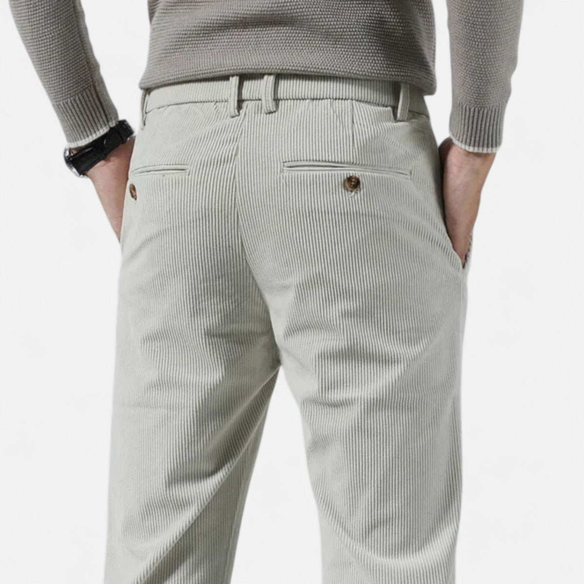 Javier | Pantalones de Pana Clásicos para Hombre con Estilo Versátil - Noa Lagos