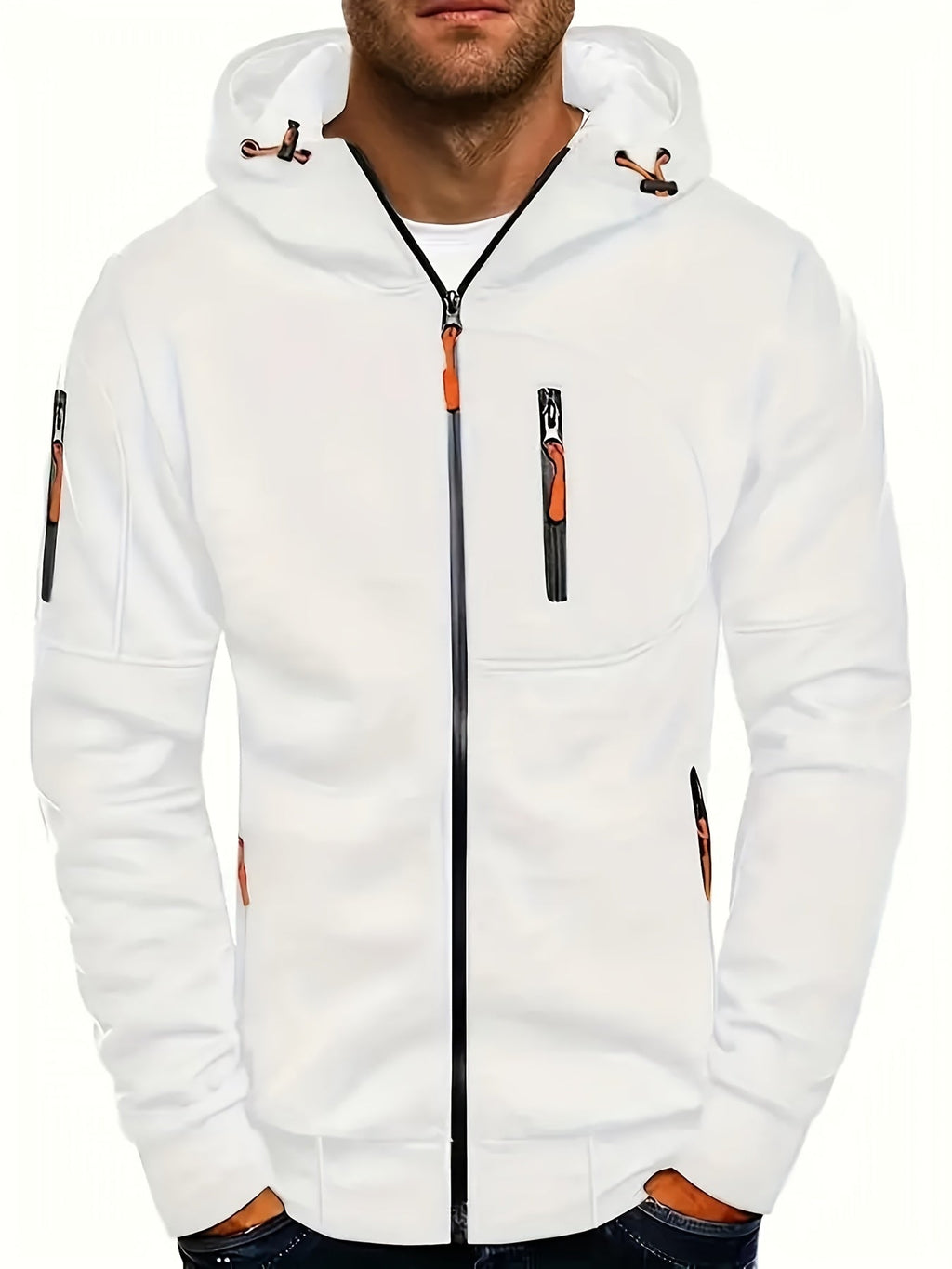 Vista trasera de la sudadera Kian con capucha