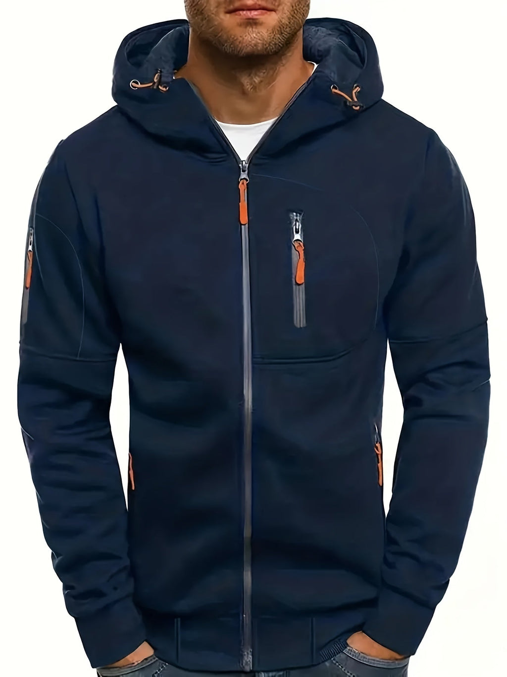 Sudadera Kian combinada con look casual masculino