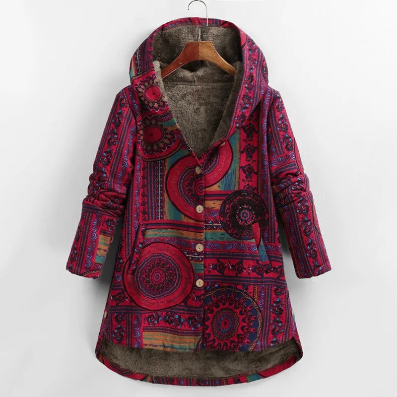 Bolsillos laterales de la chaqueta bohemia Lunara