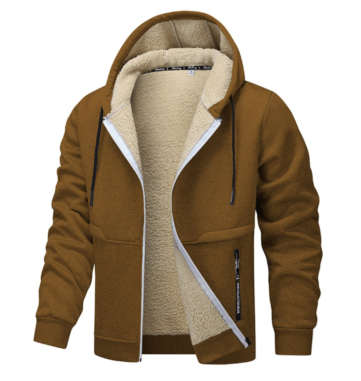Santiago | Chaqueta con Capucha de Forro Polar para Hombre
