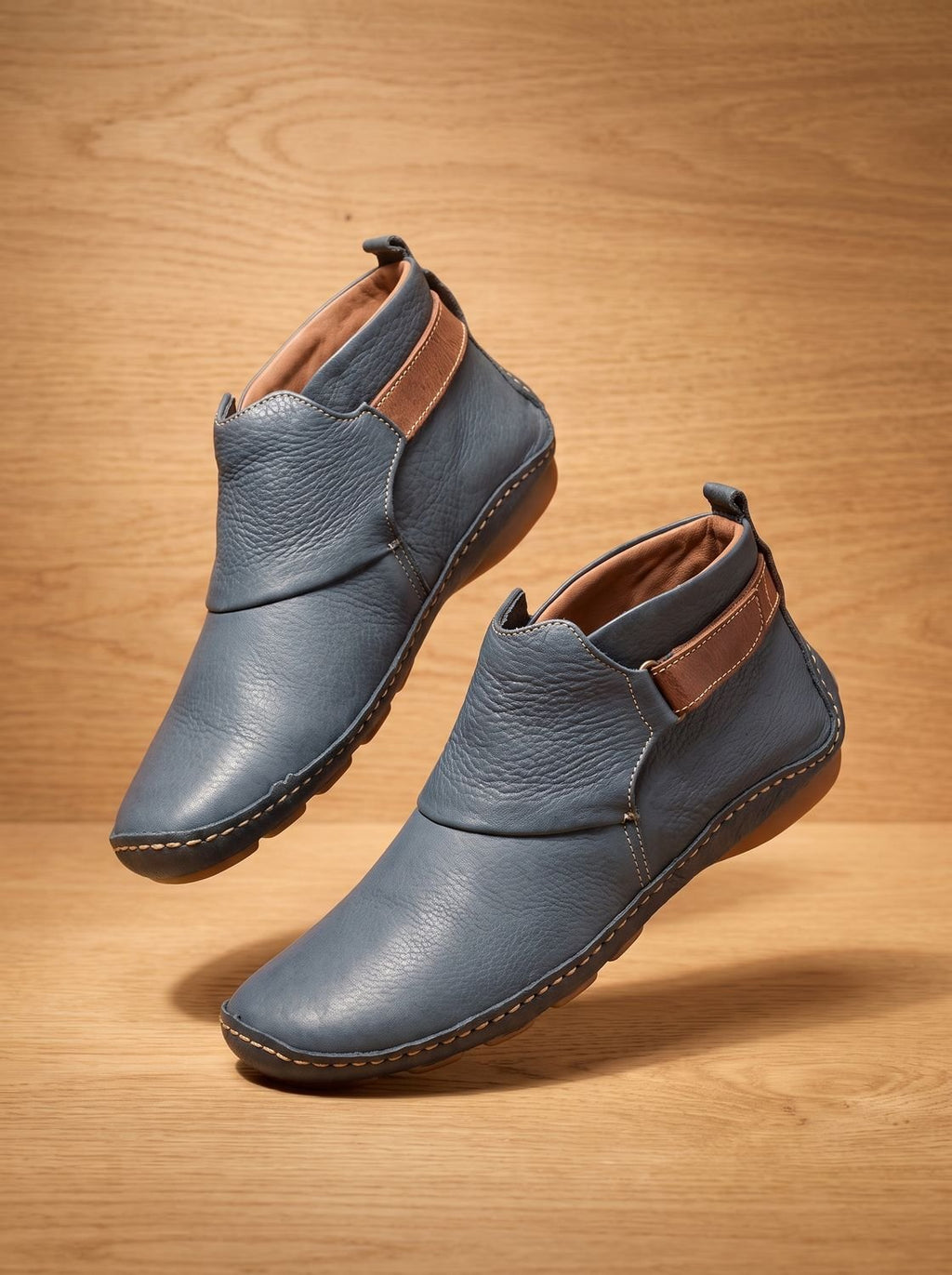 Botines ortopédicos de mujer combinados con look casual de otoño