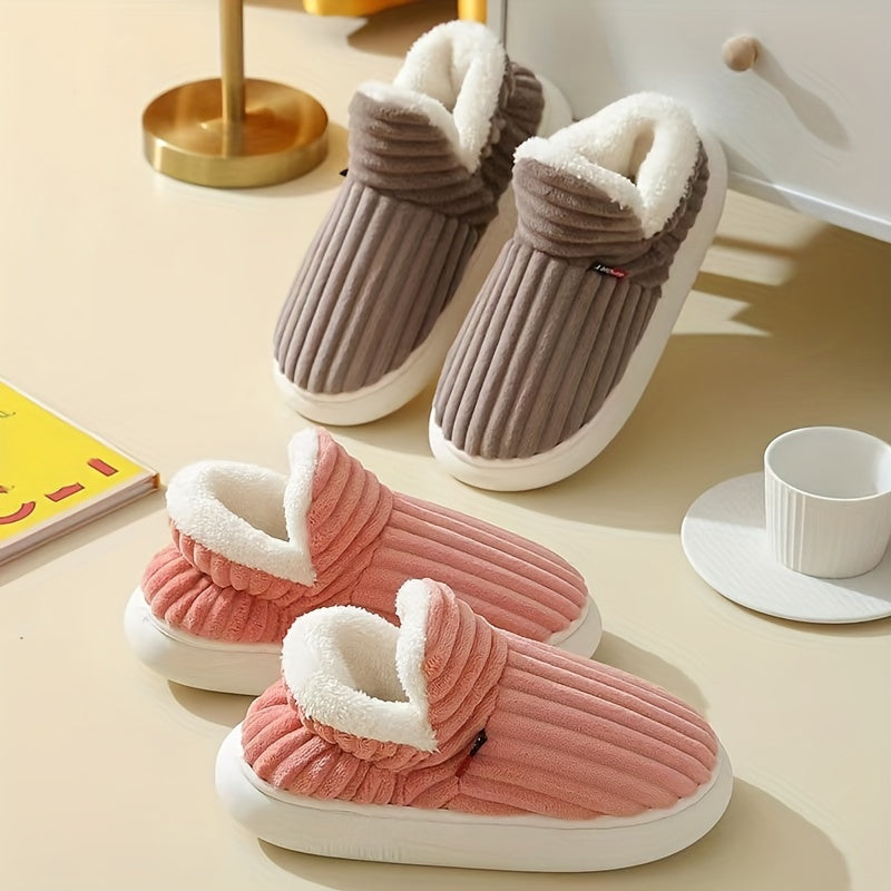 Zapatillas Nieva color café, ideales para el descanso en casa