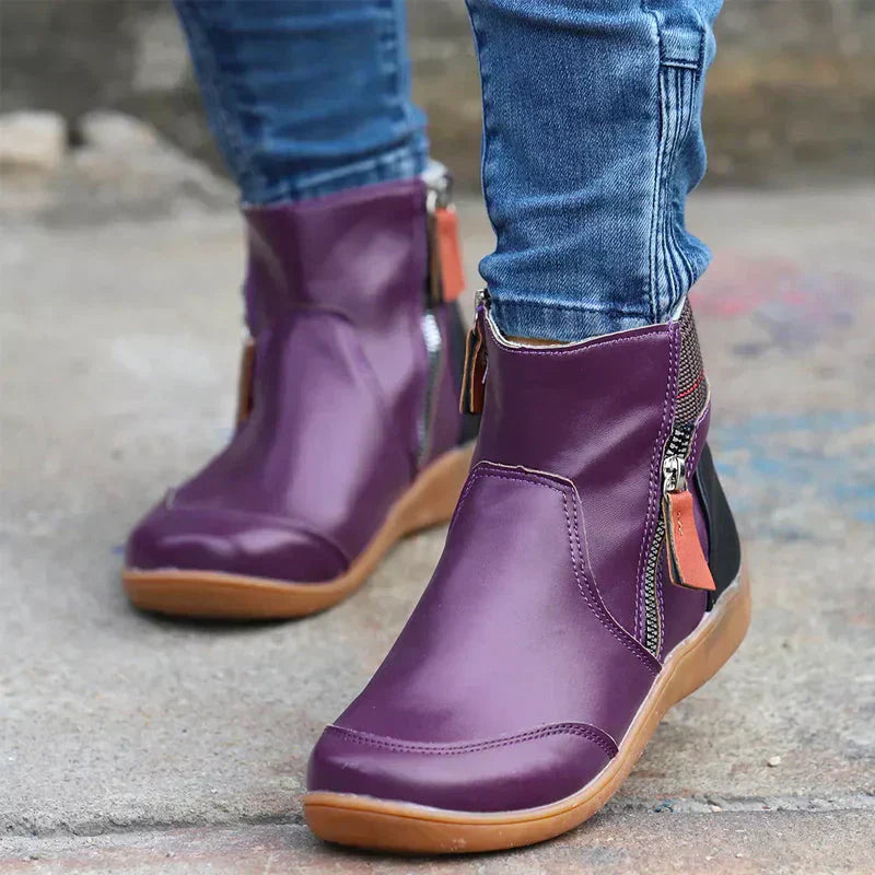 Par de botas de invierno Nieve resistentes al agua para mujer