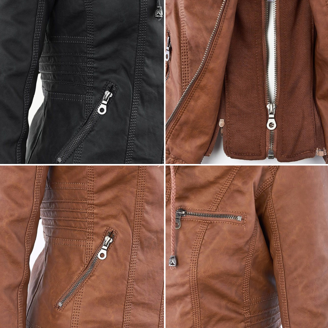 Vista de conjunto de la chaqueta Aurora en distintos colores disponibles