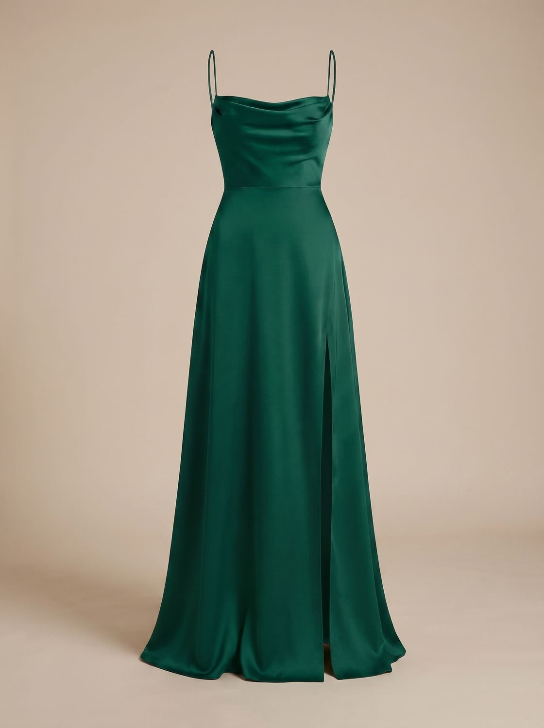 Vestido de satén Aurelia en color diferente para boda o gala