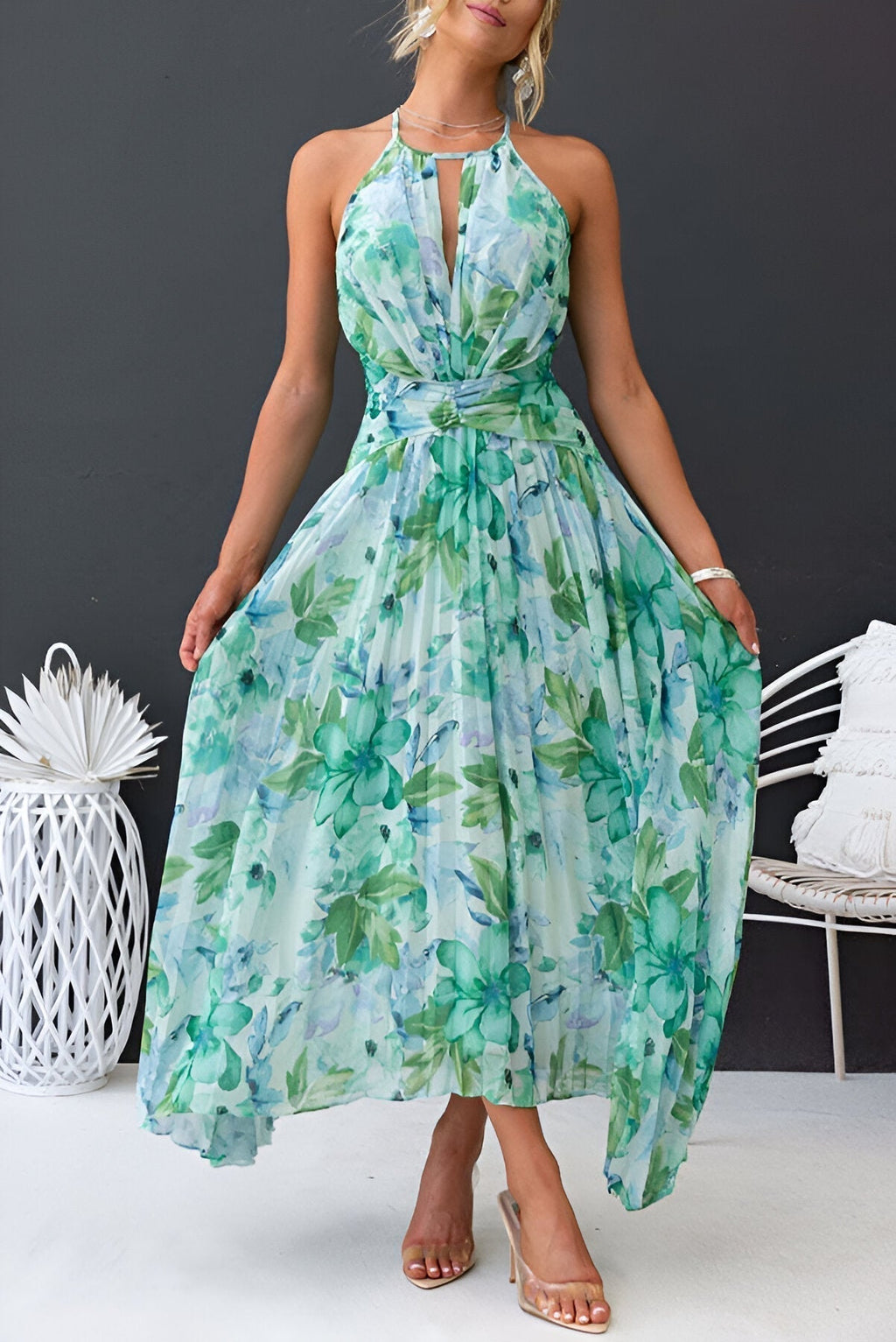 Sofia | Elegante Vestido Largo Floral para Mujer Verano - Noa Lagos