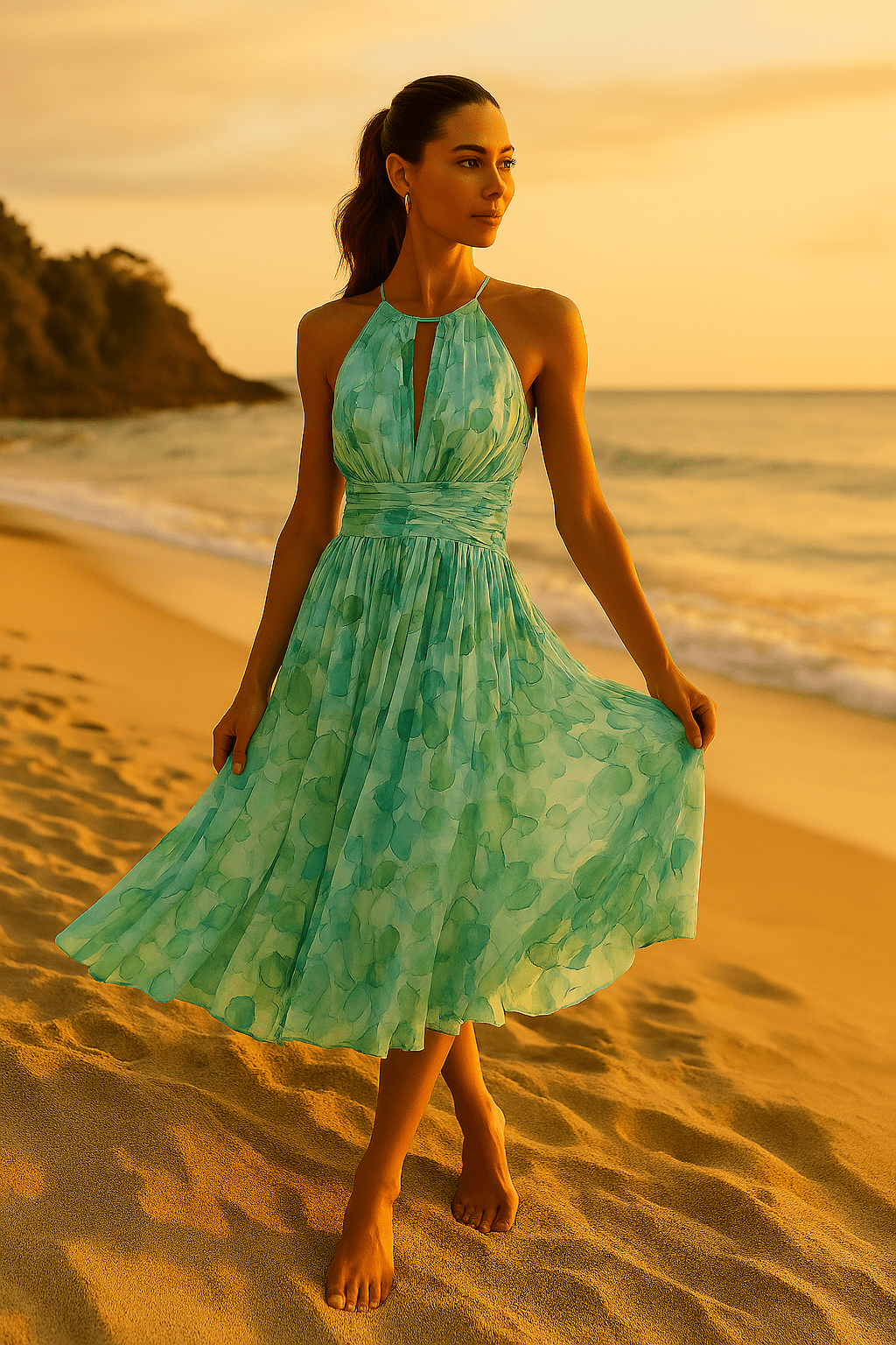 Sofia | Elegante Vestido Largo Floral para Mujer Verano - Noa Lagos