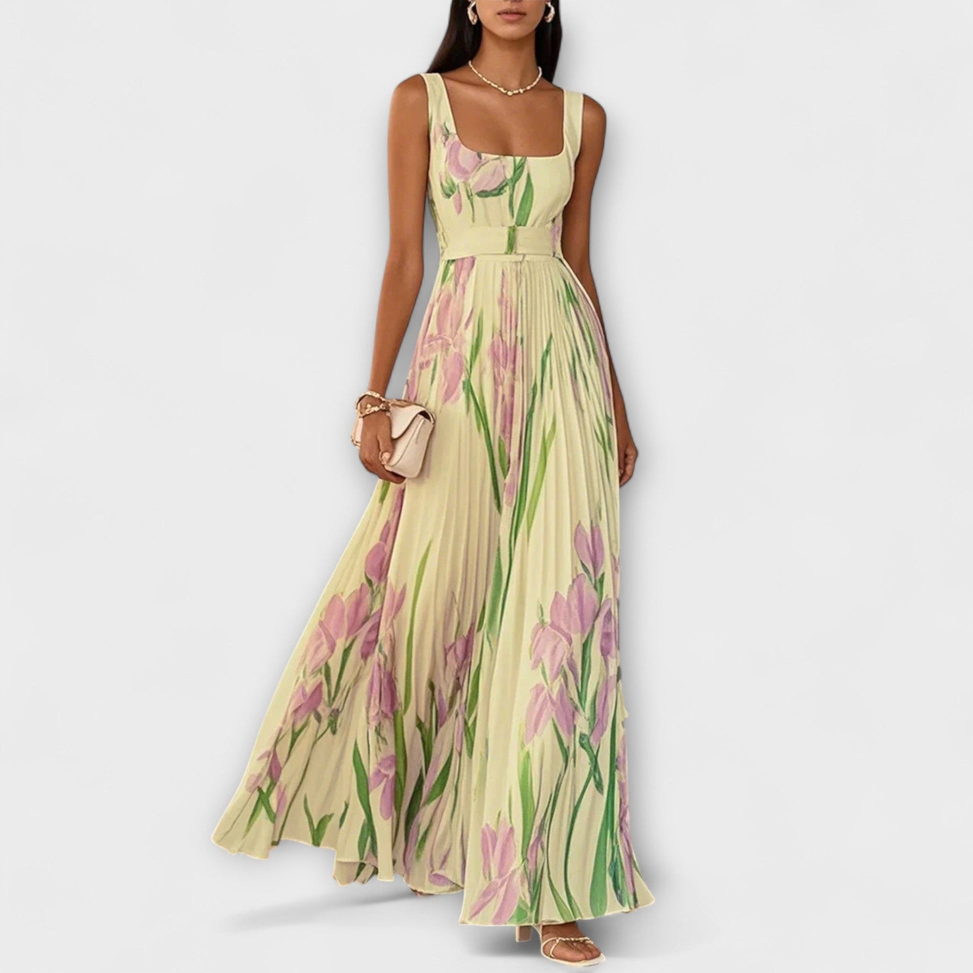 Sofía | Elegante Vestido Largo Floral Veraniego - Noa Lagos