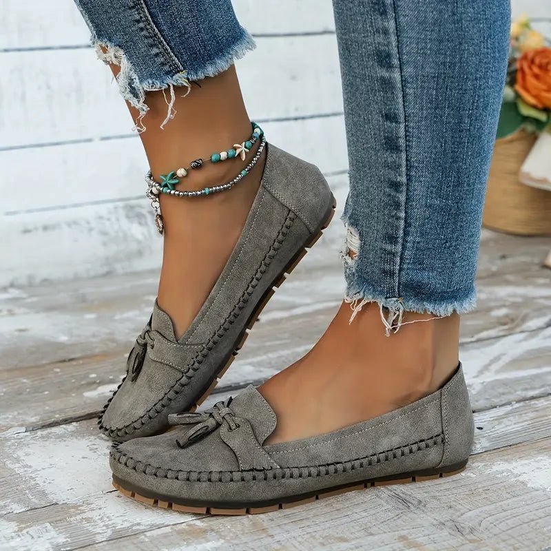 Sofía | Mocasines Clásicos de Mujer con Acento de Borla y Comodidad Optimal - Noa Lagos