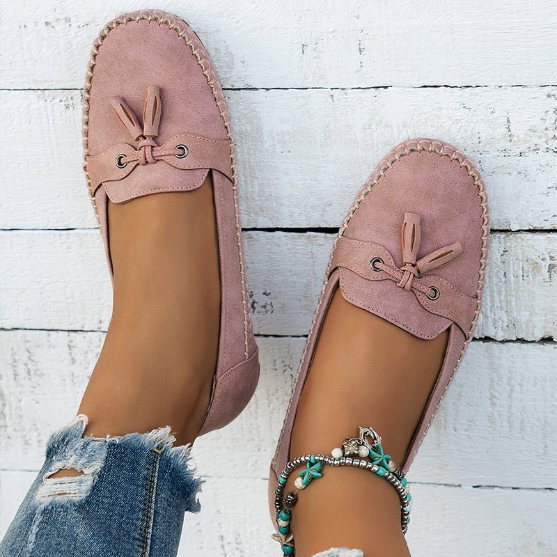 Sofía | Mocasines Clásicos de Mujer con Acento de Borla y Comodidad Optimal - Noa Lagos