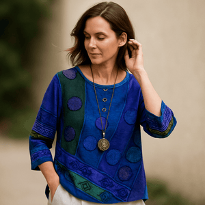 Sophie | Blusa Bohemia Retro Holgada para Mujer - Noa Lagos